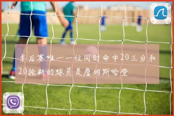 季后赛唯一一位同时命中20三分和20抢断的球员是詹姆斯哈登